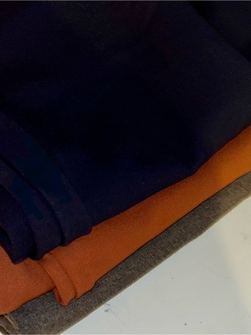S (x3 Pair) - New York & Company Athletic Work Pants (Navy, Brown & Gray)